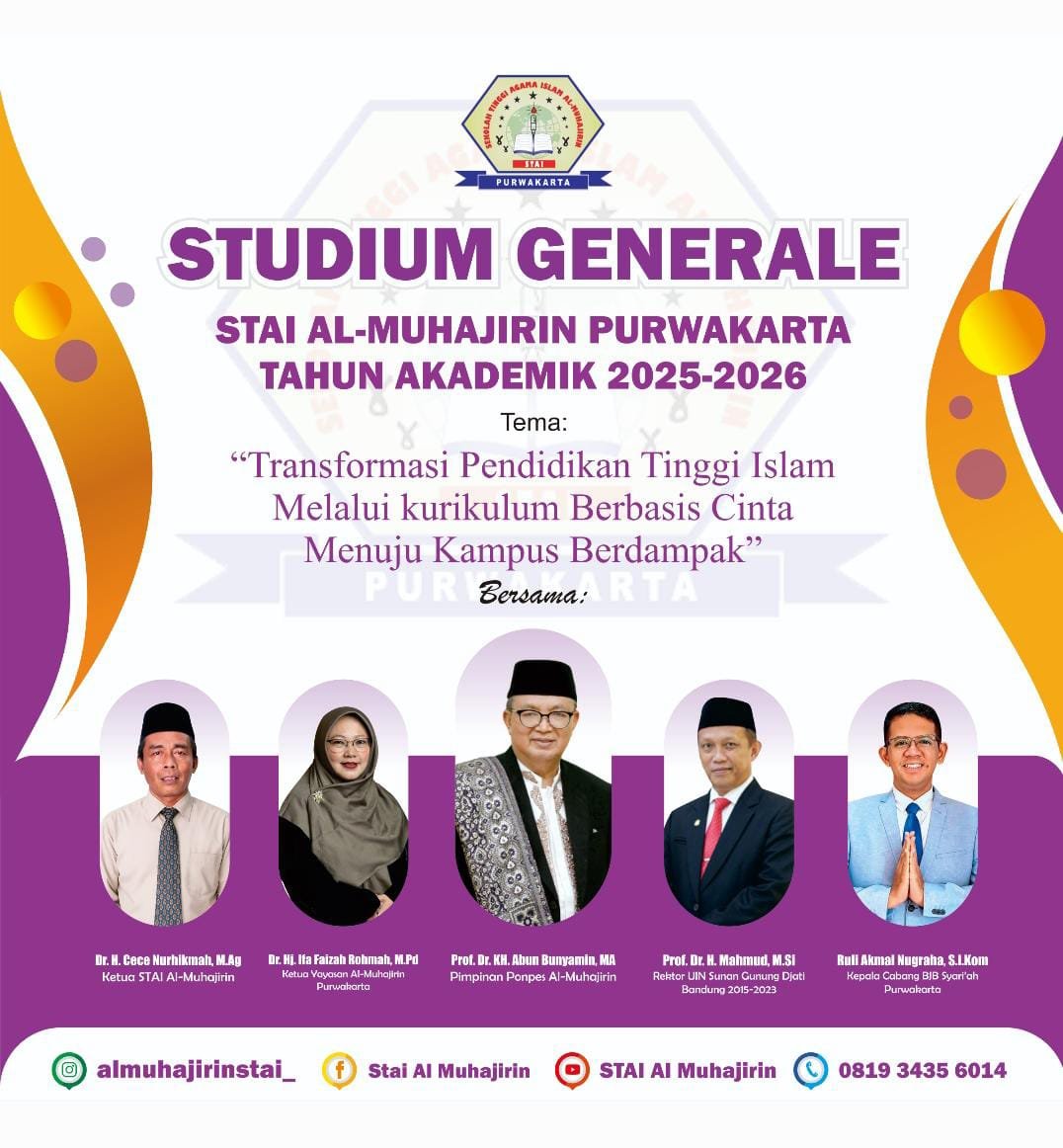 STAI Al-Muhajirin Gelar Studium Generale Tahun Akademik 2025–2026: Dorong Transformasi Pendidikan Is